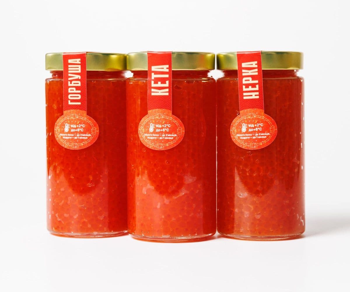 Набір по 500 г (Горбуша – Кета – Нерка)