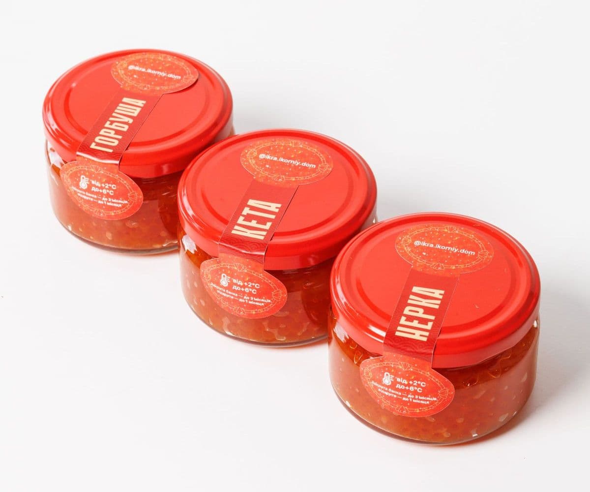 Набір по 250 г (Горбуша–Кета–Нерка)