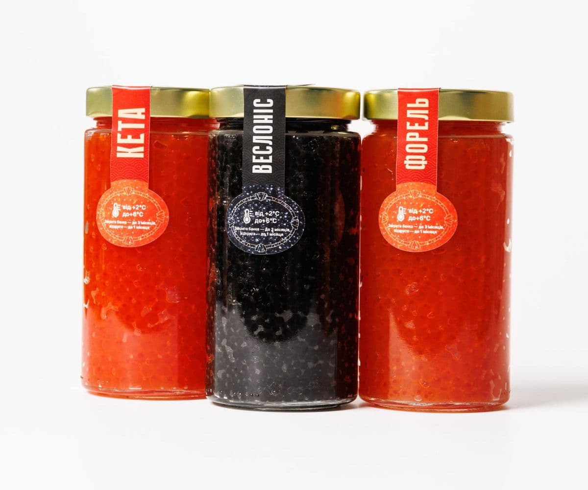 Набір по 500 г (Кета –Веслоніс –Форель)