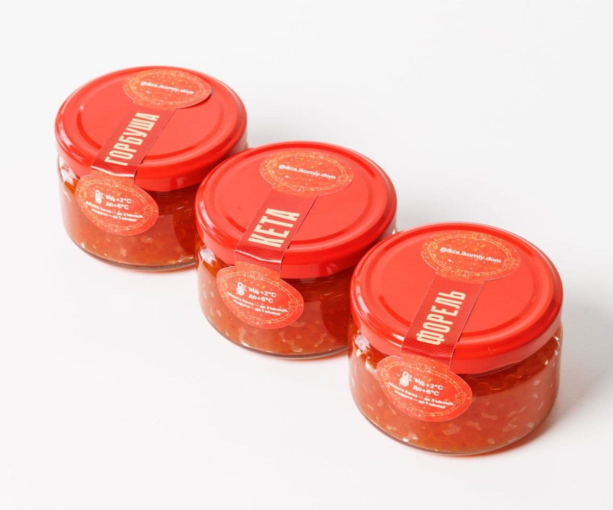 Набір по 250 г (Горбуша – Кета – Форель)